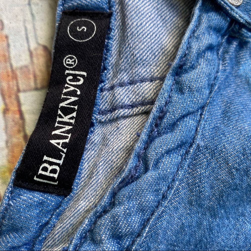 BLANKNYC making wave distressed one shoulder top S - Picture 4 of 7
